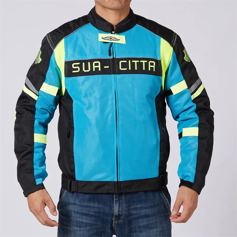 

Unisex Motorcycle Jacket Summer Chaqueta Moto Protective Gear Jacket Riding Clothes Breathable Mesh Cloth Touring Racing Jackets