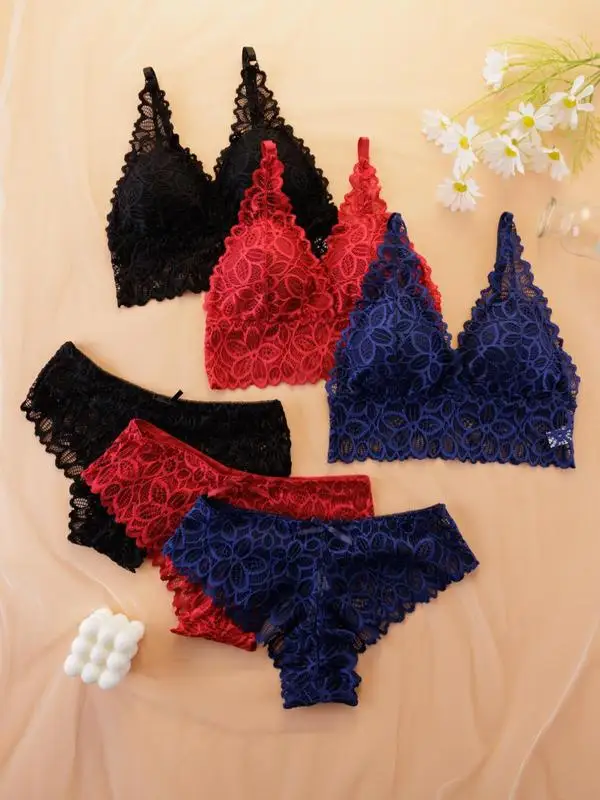 Azure Bloom Lace Lingerie Collection S02e6c399483942f985578242ffd59e31U