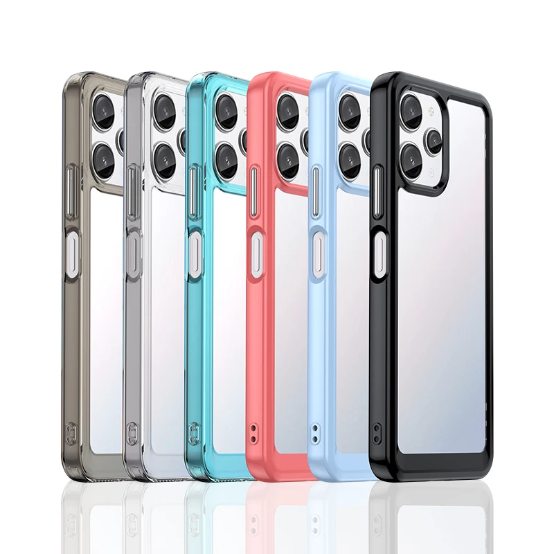 YBROY Funda para Xiaomi Poco M6 Pro, Fundas Silicone TPU Delgado