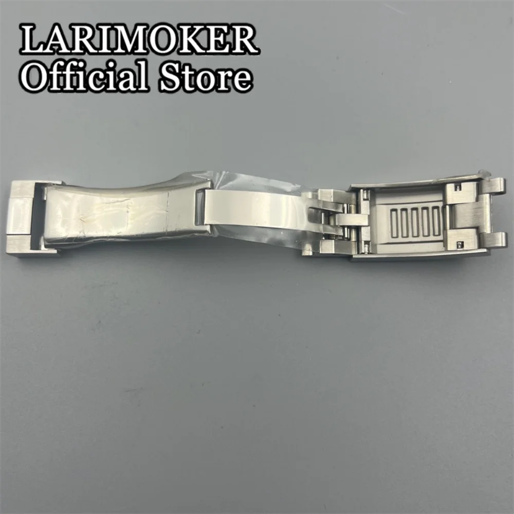 Lari moker solide Edelstahl Falt schnalle passen 20mm Uhren armband Falt schnalle Austern/Jubiläums armband – Detail 8