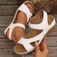 Sandales pour femmes 2026 – Sandales d'été à talons compensés décontractées pour femmes – Chaussures d'été souples à talons pour femme 1