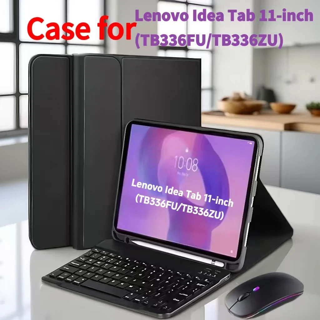 11-Inch Tablet Case with Removable Wireless Bluetooth Keyboard