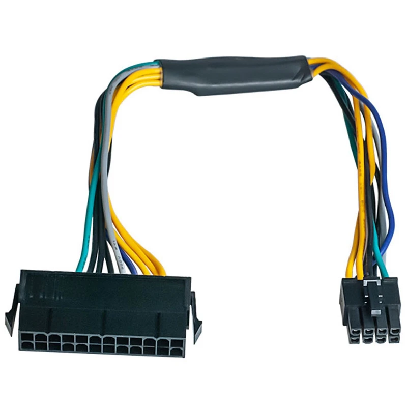 

5X24 Pin To 8 Pin ATX PSU кабель адаптера питания для DELL Optiplex 3020 7020 9020 Precision T1700 12-дюймовый (30 см)