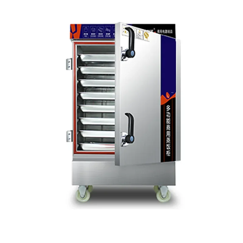 Rice Steamer Steaming Cabinet 4 Trays 6 Trays 8 Fully Automatic Rice Steaming Box 12 Commercial Electric / Gas Steamer