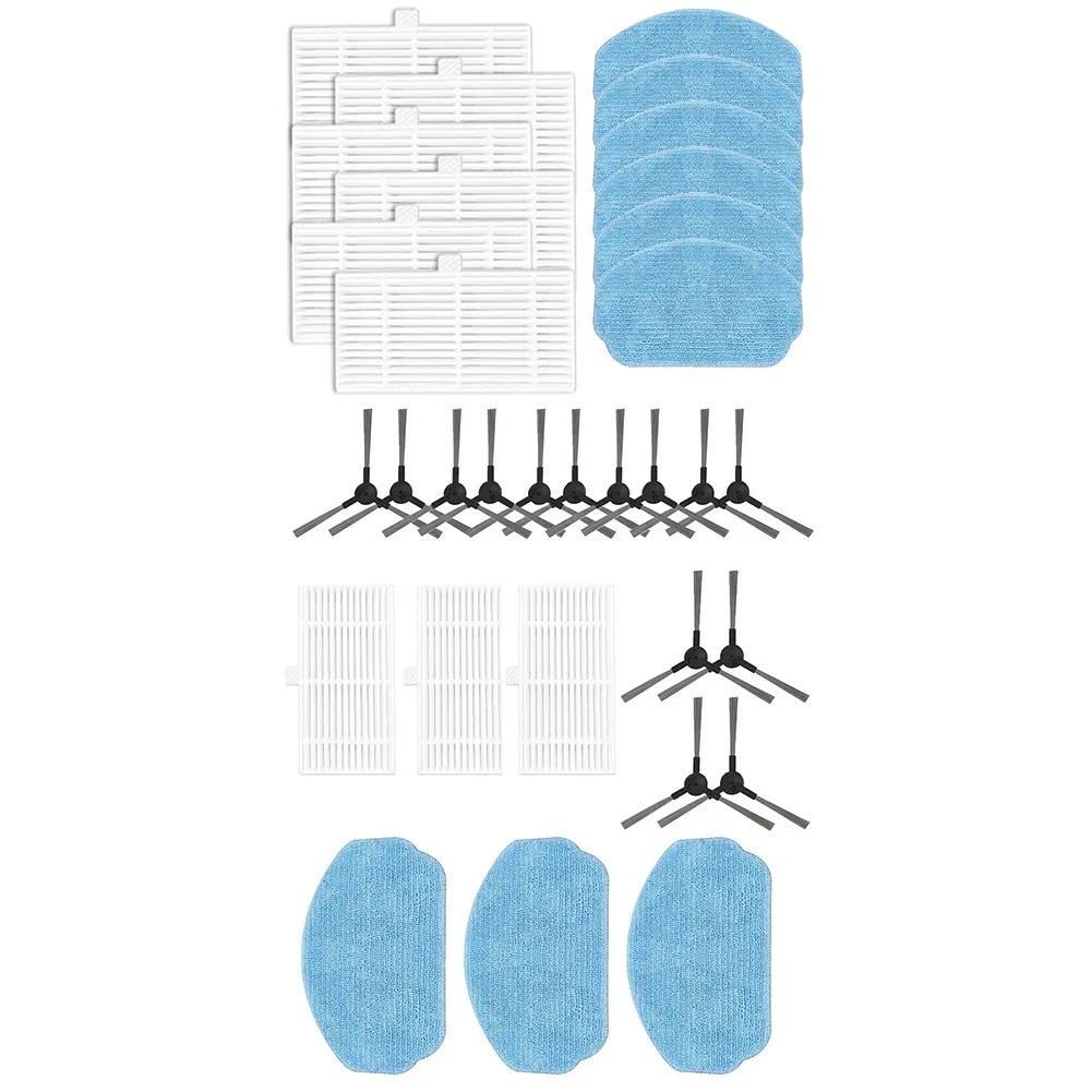 Compatibile con ( Conga 999 Origin X-Treme, MIDEA i2A ) Spazzola laterale, filtro, panno, barra in gomma, accessorio raschietto di aspirazione  6