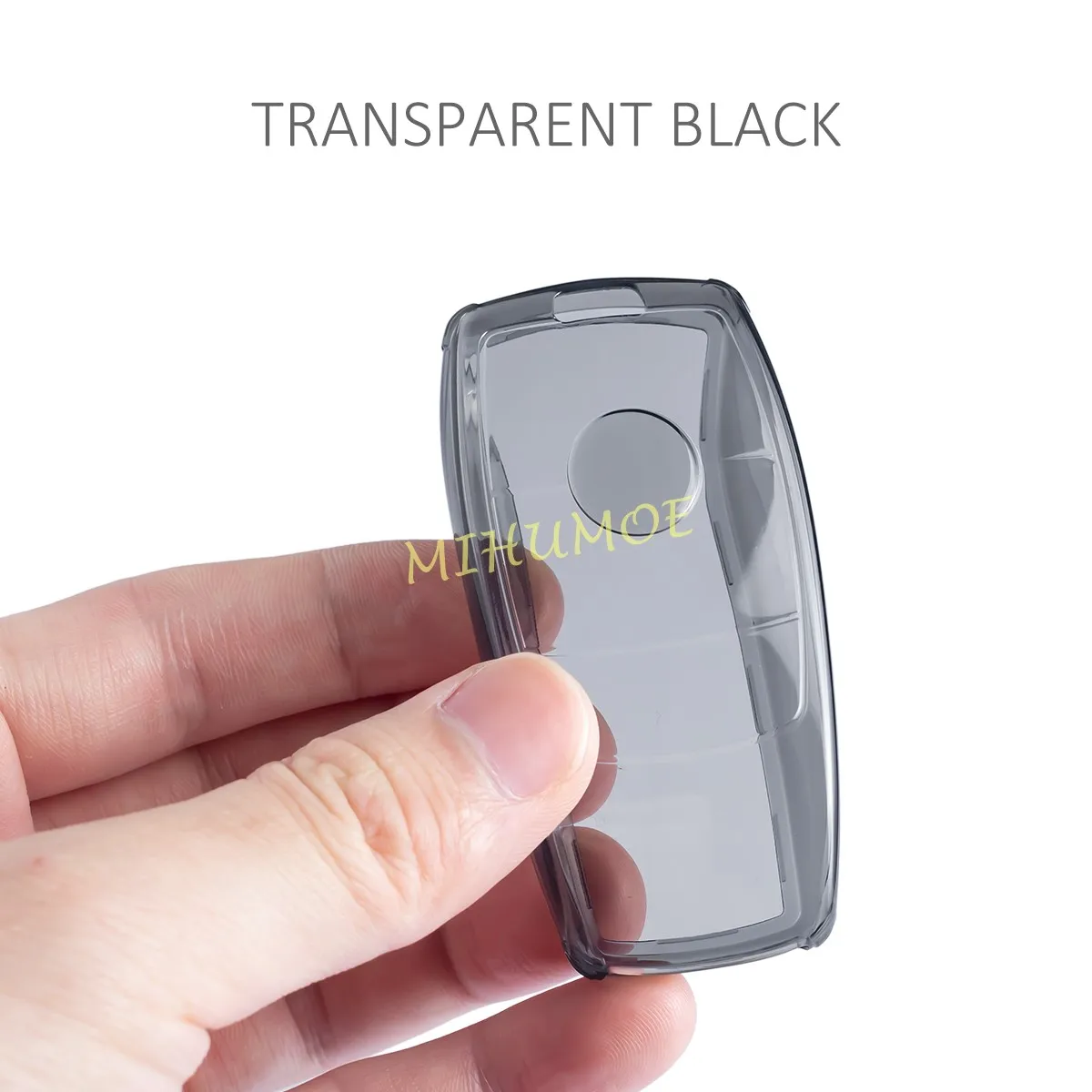 Black/Clear Transparent Car Key Fob Case Cover
