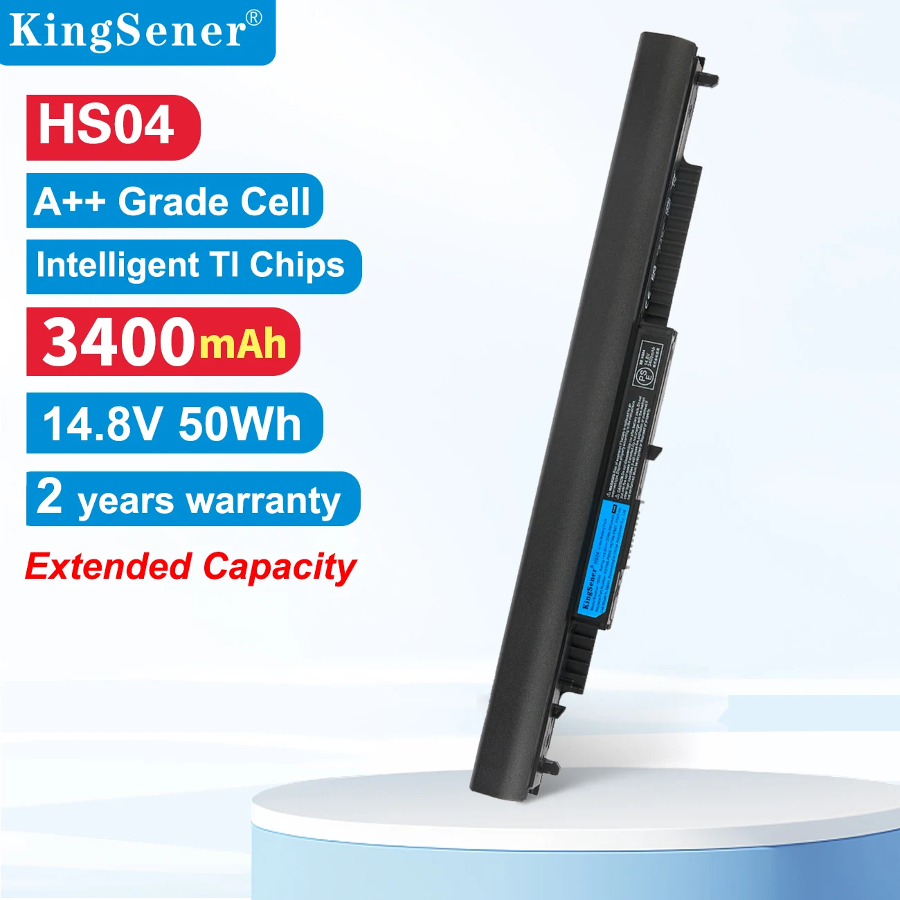 Bateria do Portátil de Kingsener Hs04 3400mah para hp 240 245 250 255 g4 Hstnn-lb6u Hstnn-lb6v Hstnn-pb6s 807611831 807957001 Hs03 Hs04
