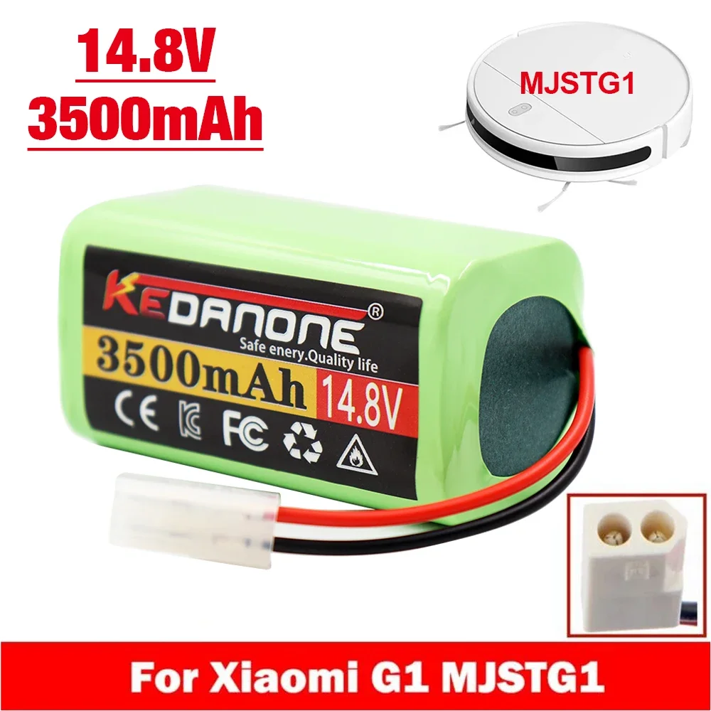 

New 14.8V 3500mAh Li-ion Battery Pack H18650CH-4S1P For XIAOMI MIJIA Mi Robot Vacuum-Mop Essential G1 MJSTG1, SKV4136GL R30 R35