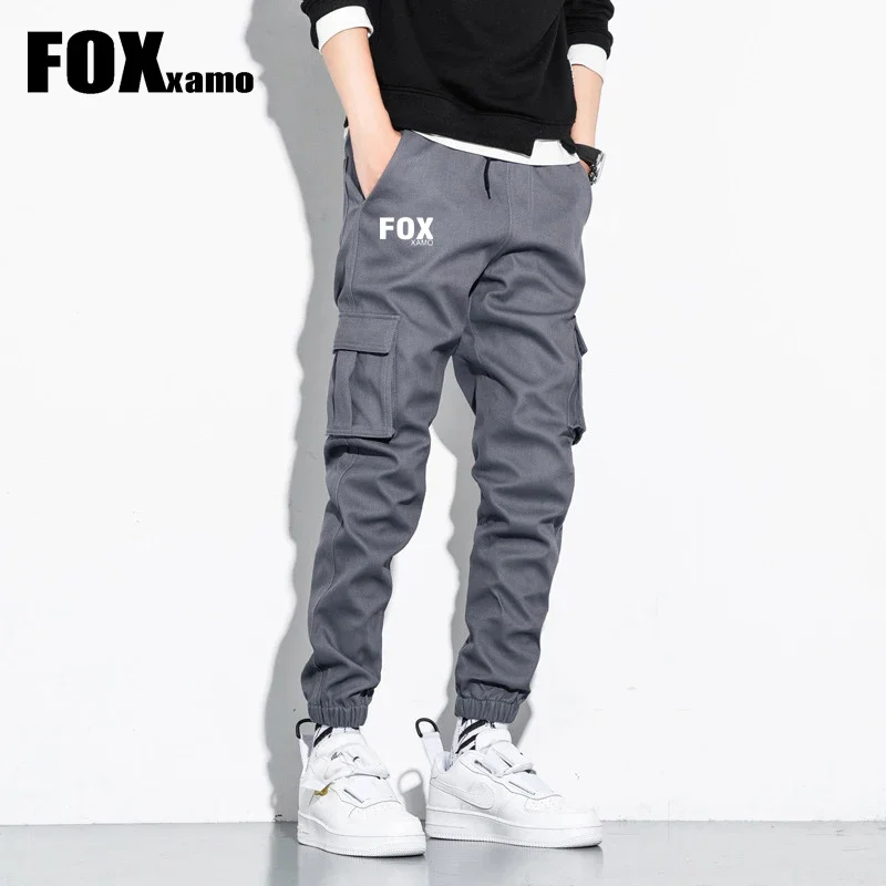 Fox Xamo 전술 위장 조거, 야외 립스톱 카고 바지, 작업복, 하이킹 사이클링 전투 바지, 남성용 스트리트웨어