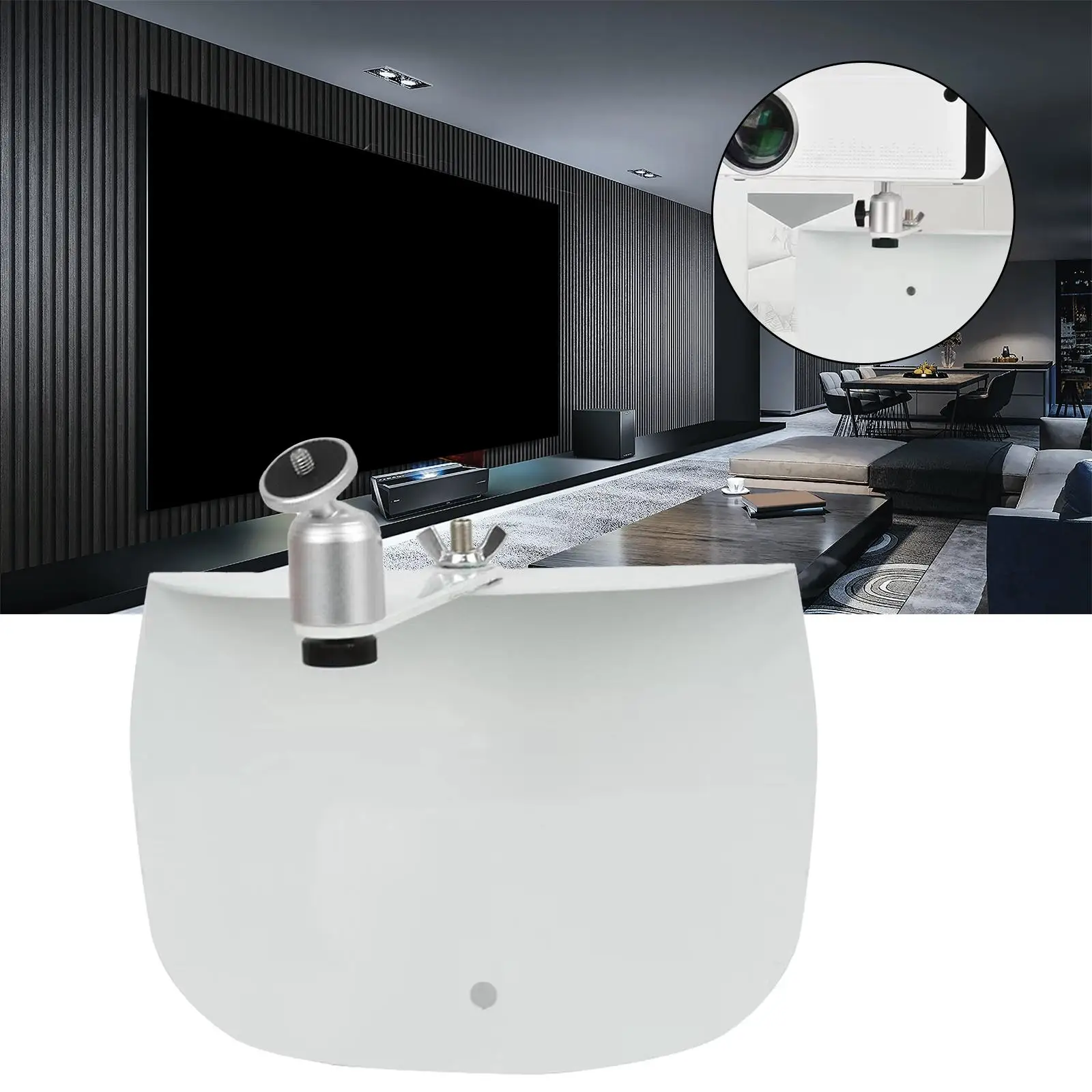 

Universal Projector Holder Supplies Durable Easy to Install Multifunction Punch Free Adjustable Hanging Bracket for Hotel Sofa