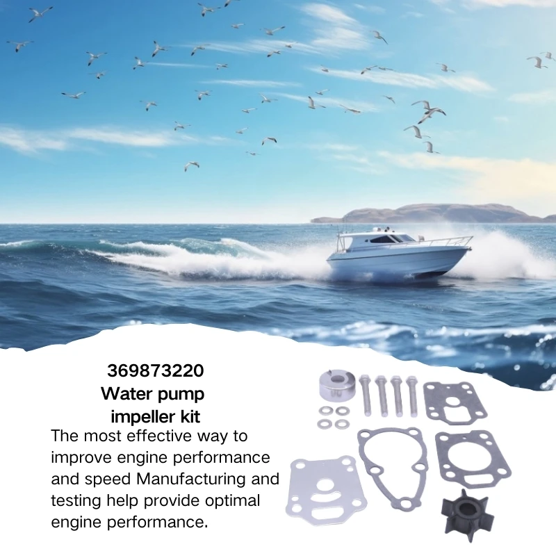 Boat Engine 369873220/1/2 369873220M/1M/2M 369-87322-0/1/2 Water Pump Repair Kit 4-6HP 5040133 504169116159A03 8M0155395 Mercur