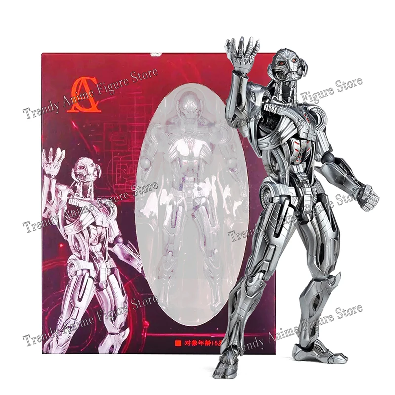 Revoltech Avengers Ultron Actionfigur 17 cm AC Toys Erstaunliche Yamaguchi Ultron Figur Bewegliche Sammlung Ko Ornamente Modellspielzeug