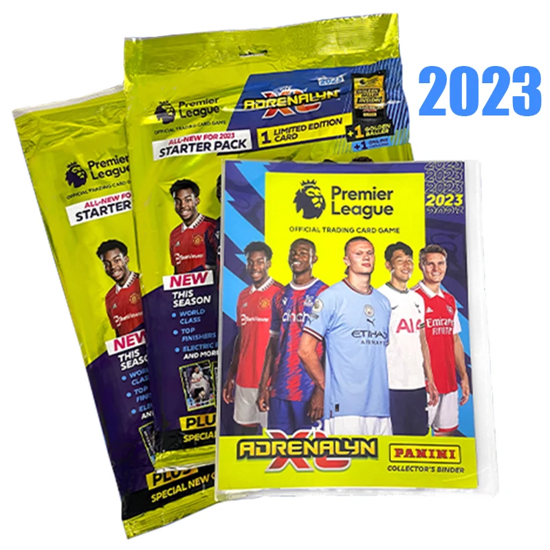 Genuine 22/23 Panini Premier League Card Book Ufficiale Adrenalyn Xl Football Star Limited Collection Cards Fans Trading Cards