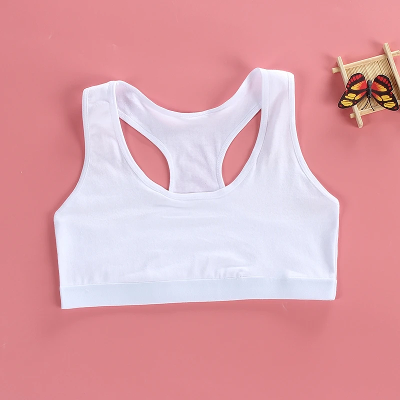 10PC Girl's Bras Cotton Training Bra Girls Teens Underwear for Teenagers Girls Lingerie Teenage Girl Underwear Teen Bras