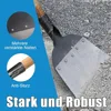 Thickened Cleaning Shovel Lawn Cleaning Knife Large Wall Shovel Cement Knife Stainless Steel Garden Weeding 25.5×27.5cm 2