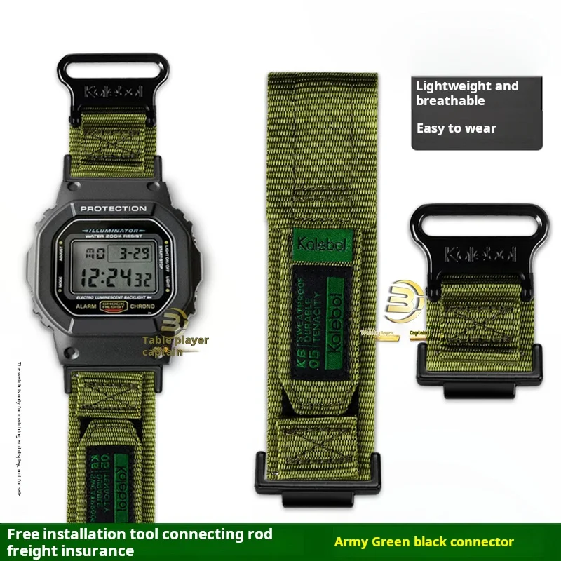 Enhanced Sports Nylon Canvas Watch Strap - Dive Bracelet