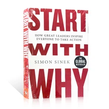 

Start with Why By Simon Sinek Adult Books of Economics and Management Novels Activate Your Inspirational Leadership