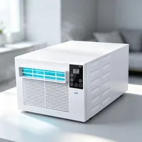 Climatiseur mobile portable pour la maison, déshumidificateur, mini-refroidisseur de bureau, installation facile avec télécommande 6
