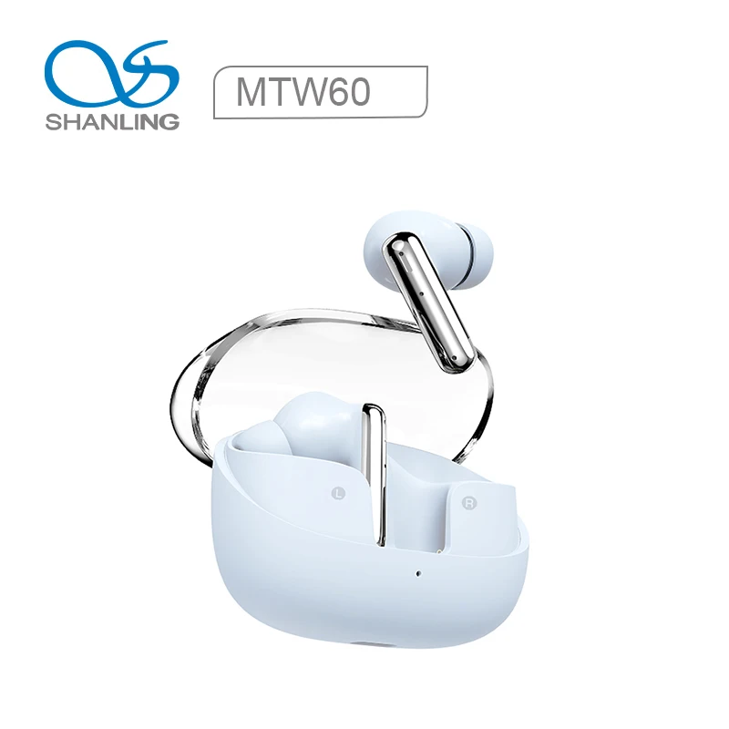 

Shanling MTW60 TWS Earphone 13mm DLC ANC Active Noise Cancellation Bluetooth 5.3 True Wirless Earphone