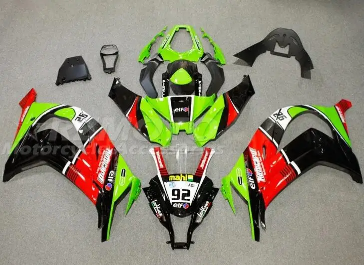 

Новый комплект обтекателей для мотоцикла из АБС, подходит для KAWASAKI ZX-10R ZX10R 2011 2012 2013 2014 11 12 13 14 15, кузов красного и зеленого цвета