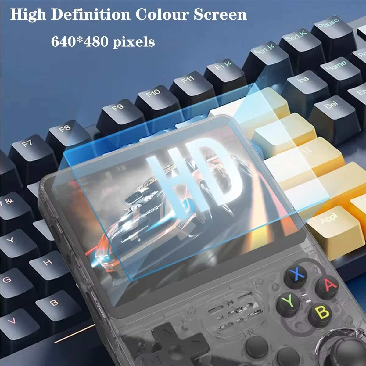 R36S Retro Handheld Game Console 3.5 Inch IPS Screen Preloaded 128GB Games Portable Pocket Player With Linux System_voghion.com