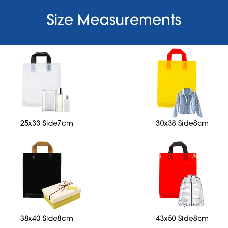 500Pcs/lot Custom Logo Translucent Shopping Bags Thick Plastic Gift Bags  Business Clothes Tote Bag Wholesales Print Logo - AliExpress
