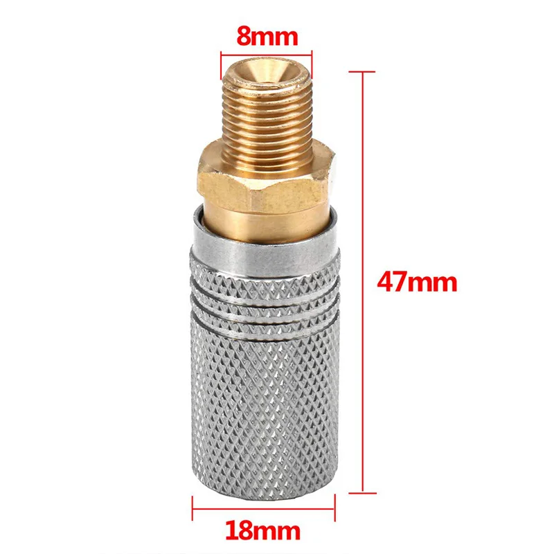 Metal Extended PCP Air Charging Quick Release Adapter Socket 1/8 BSP Tool Accessories