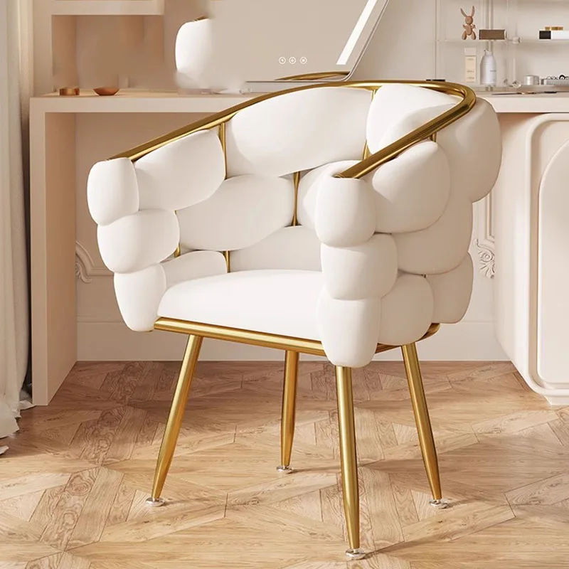 

Unique Protection Living Room Chairs Modern Metal Garden Ergonomic Dining Chairs Comfortable Designer Para Sala Home Furniture