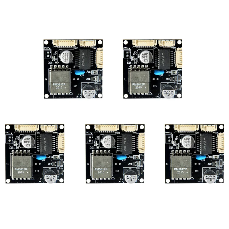 5X SDAPO PM3812R V2.0 POE 모듈 핀 내장형 절연 POE 모듈, 12V/1A 낙뢰 보호, 산업용 등급
