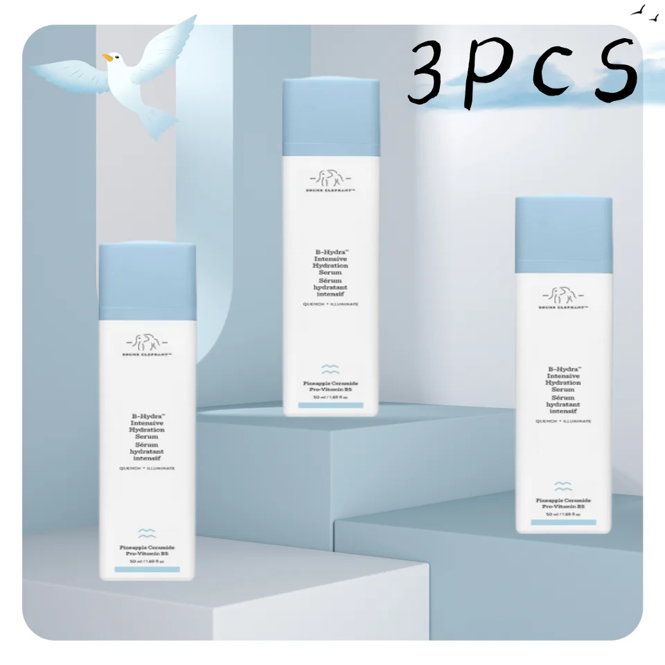 

3pcs Drunk Elephant Ceramide Moisturizing Essence Maintains Skin Stability Repairing Barriers Skin Care Brighten Original Makeup