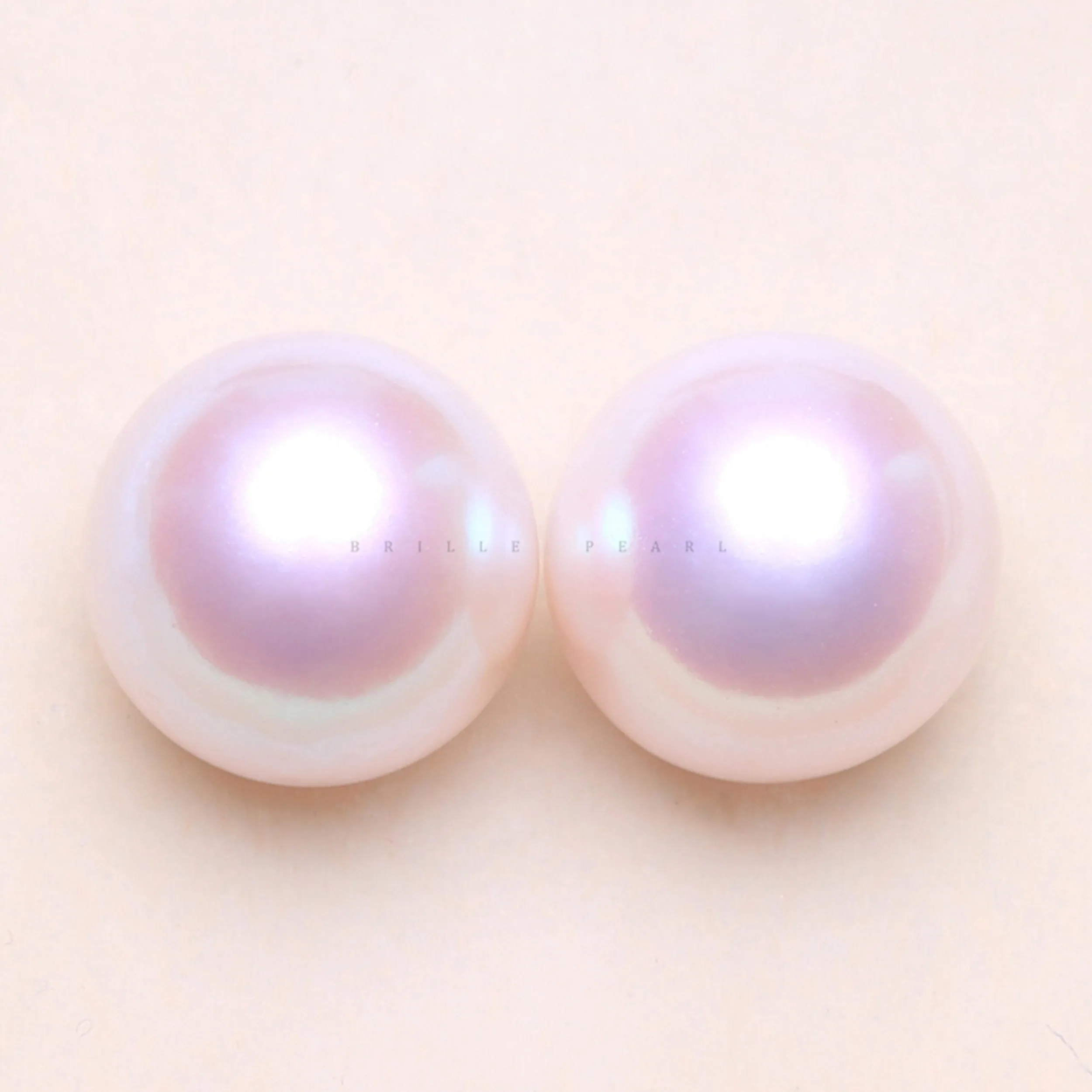 BaroqueOnly 내추럴 에디슨 진주 비즈 쌍, AAAA 등급, 흰색 DIY 반지 펜던트 귀걸이 스터드, BCM, 10-11mm