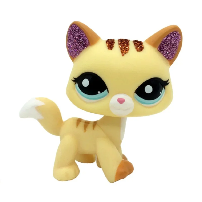 LPS CAT Seltene Tierfiguren: Kurzhaarige Katze, Original Kätzchen, Husky-Welpe, Hund, Fuchs, Niedliche Tierfiguren, Alte Sammlerstücke – Detail 2