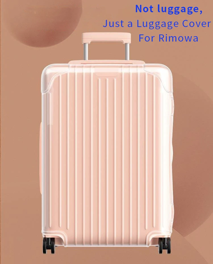 Transparent Cover Applicable for Rimowa Essential Suitcase Clear Protective Cover 21/26/30 Inch Rimowa Salsa Luggage cover