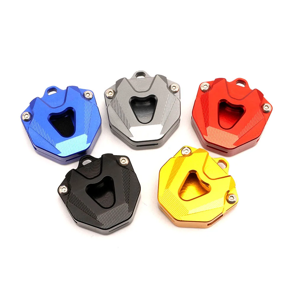 For YAMAHA MT07 MT09 MT03 MT 07 09 03 2013-2019 2021 2022 Motorcycle CNC Aluminum Fabric Badge Keyring Key Case Cover Keychain