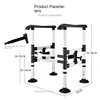 Disability Help Toilet Seat Handrail,Assistance To Get Up Special Safety Support Frame,Toilet Booster for Elderly Mobility Aids 6