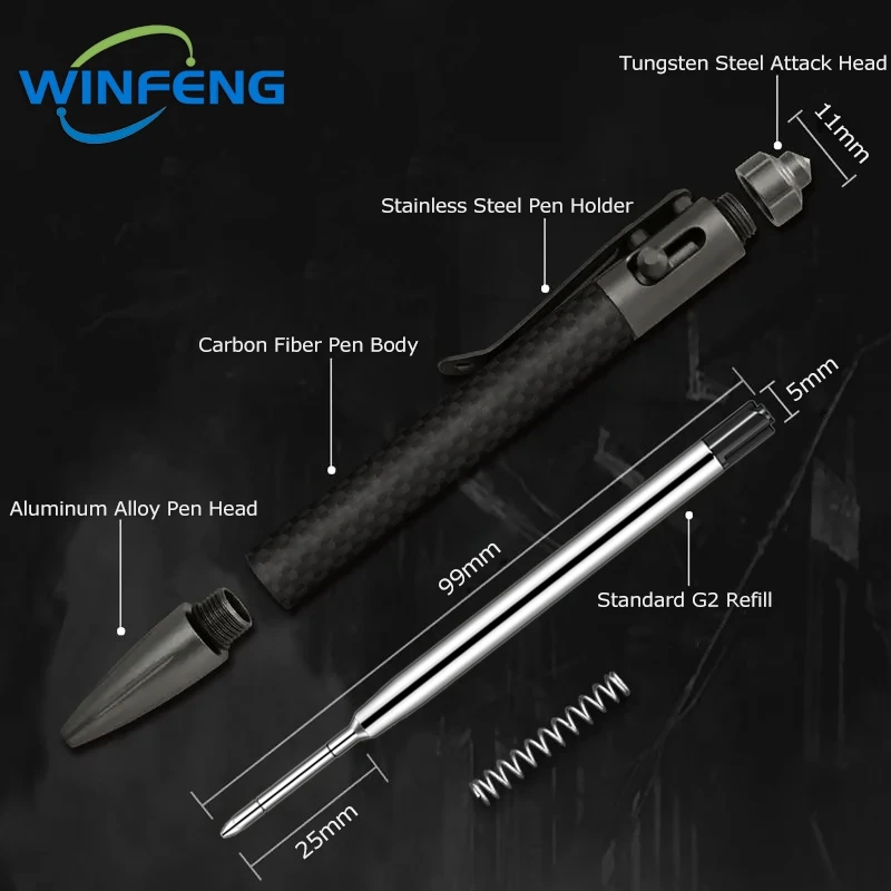 Рисунок 3 - Тактическая ручка из углеродного волокна