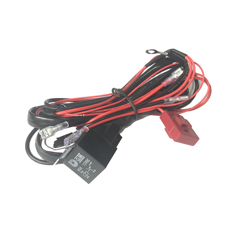 

Universal Automotive Tools Wiring Harness Kit Fog Lamp For General Motors Headlamp Pure Copper Wire Relay Fuse Kit