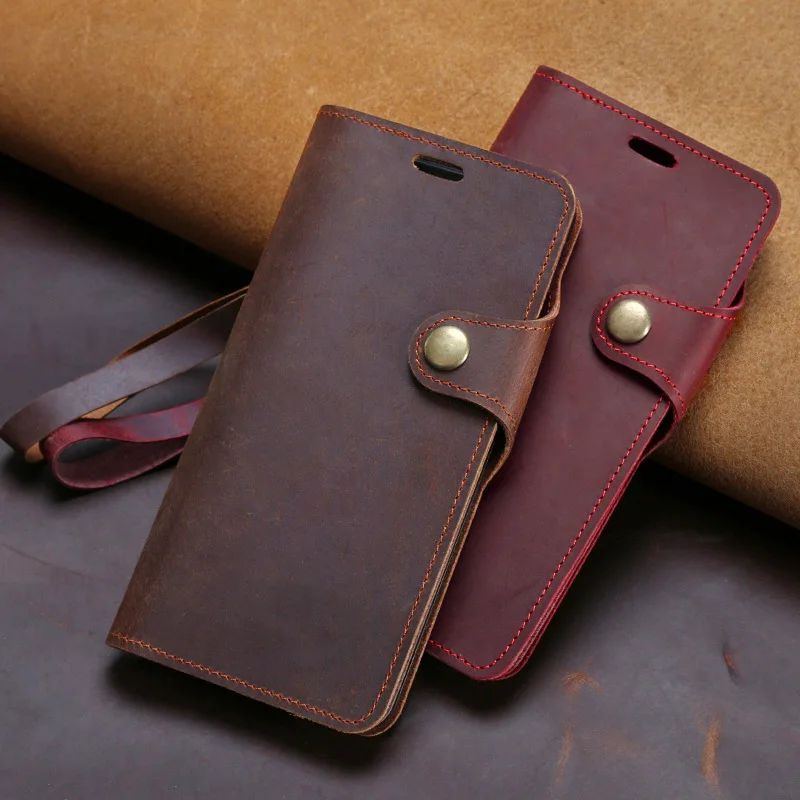 

Флип-телефон Redmi Note13, телефон-флип, кожа Crazy Horse, Женская кожа, note12 pro, кожа Чехол note11