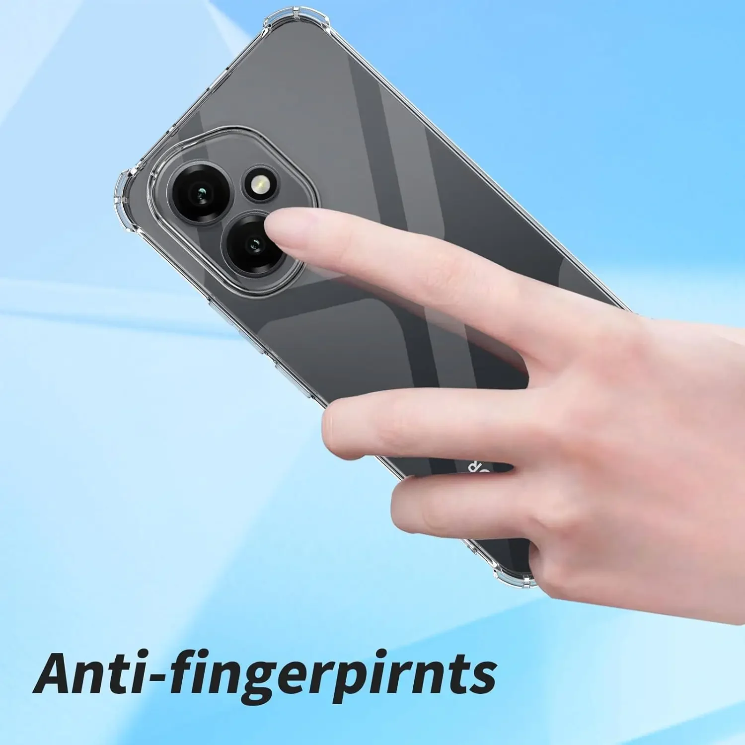 Flexible Shockproof TPU Case - Protective Transparent Cover
