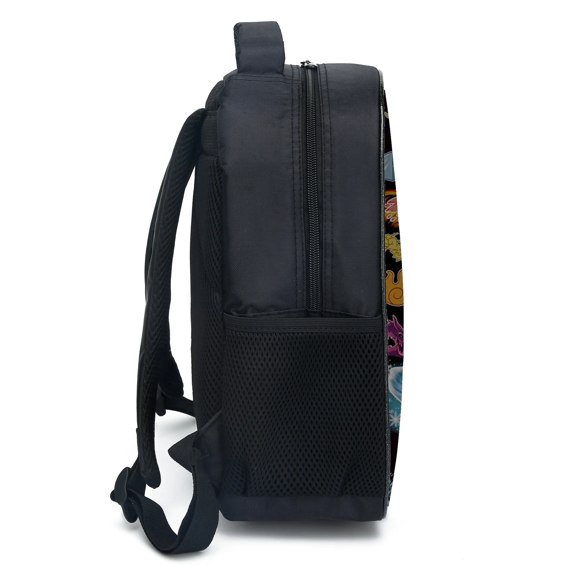 Blox Fruits Backpack, 3D Printing Shoulder Bag, Girls Boys School