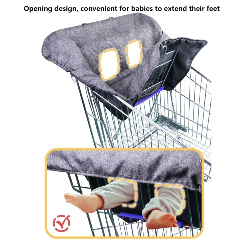 Comfortable Supermarket Shopping Cart Cushions Child Safety Supermarket Cart Pad Infant Shopping seats Pad for Kids