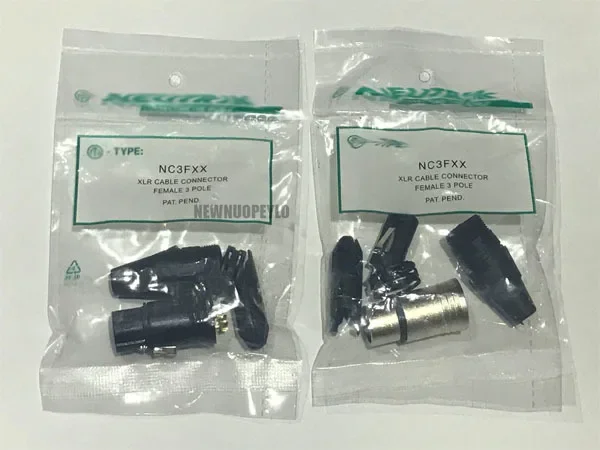 

48 шт./партия, 3-контактный разъем XLR NC3MXX или NC3FXX