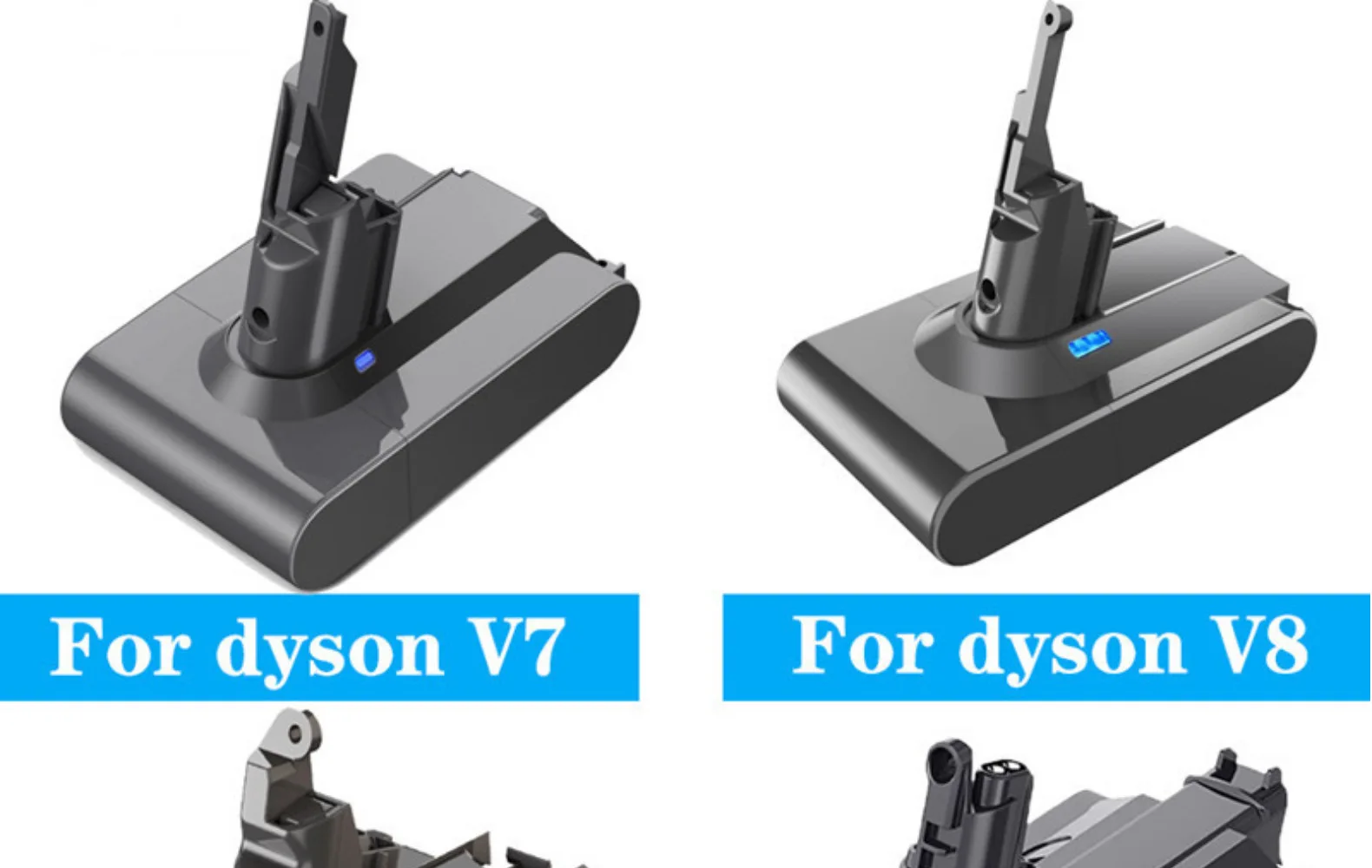 6000mAh for Dyson V6 V7 V8 V10 Handheld Vacuum Cleaners Replacement Lithium Batt
