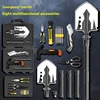 Multi Functional Folding Shovel Set Outdoor Camping Supplies Survival Equipment Toolbox Soldier Winter Snow Shovel Garden Tools 1