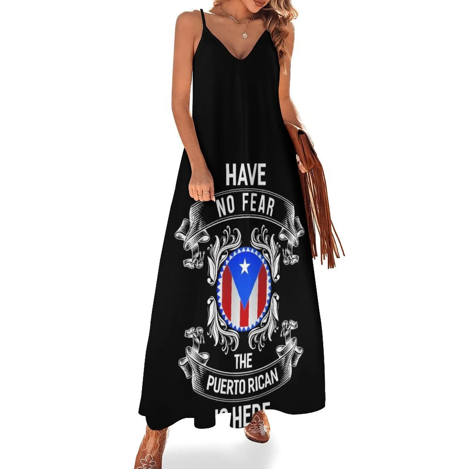 New Have No Fear The Puerto Rican Is Here, Puerto Rico Pride Party Sleeveless Dress Bride dresses elegant dress