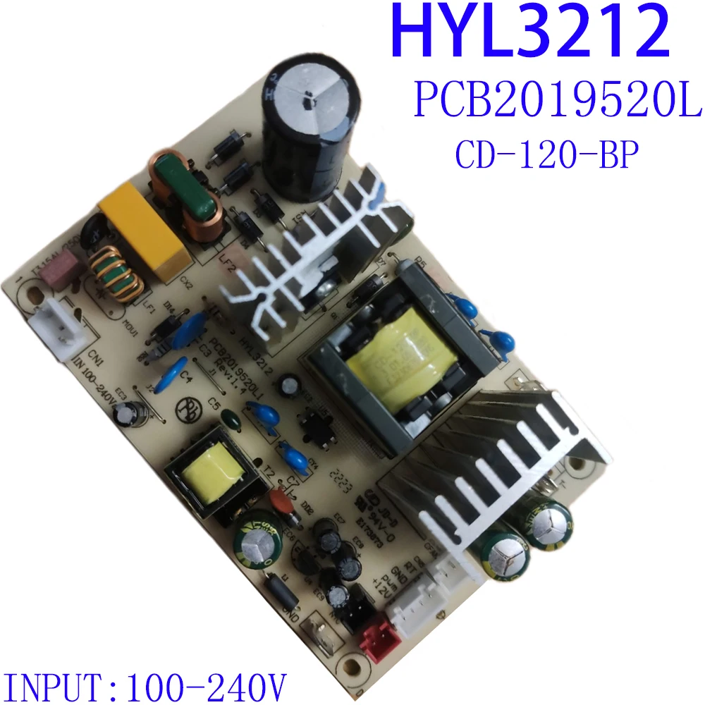 HYL3212 CD-120-BP PCB2019520L1 100-240V Input Wine Cooler