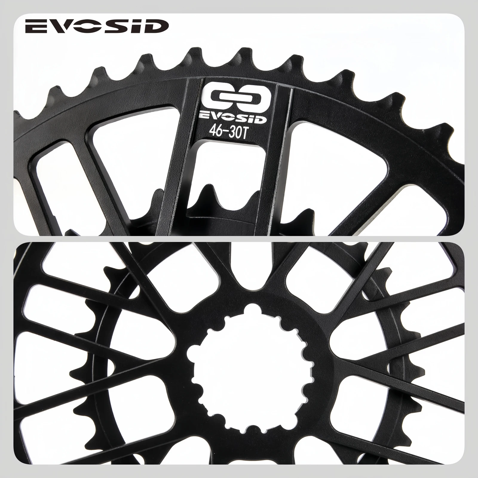 EVOSID Road Bicycle Chainring 46-30T 48-32T Folding Bike - Image 2