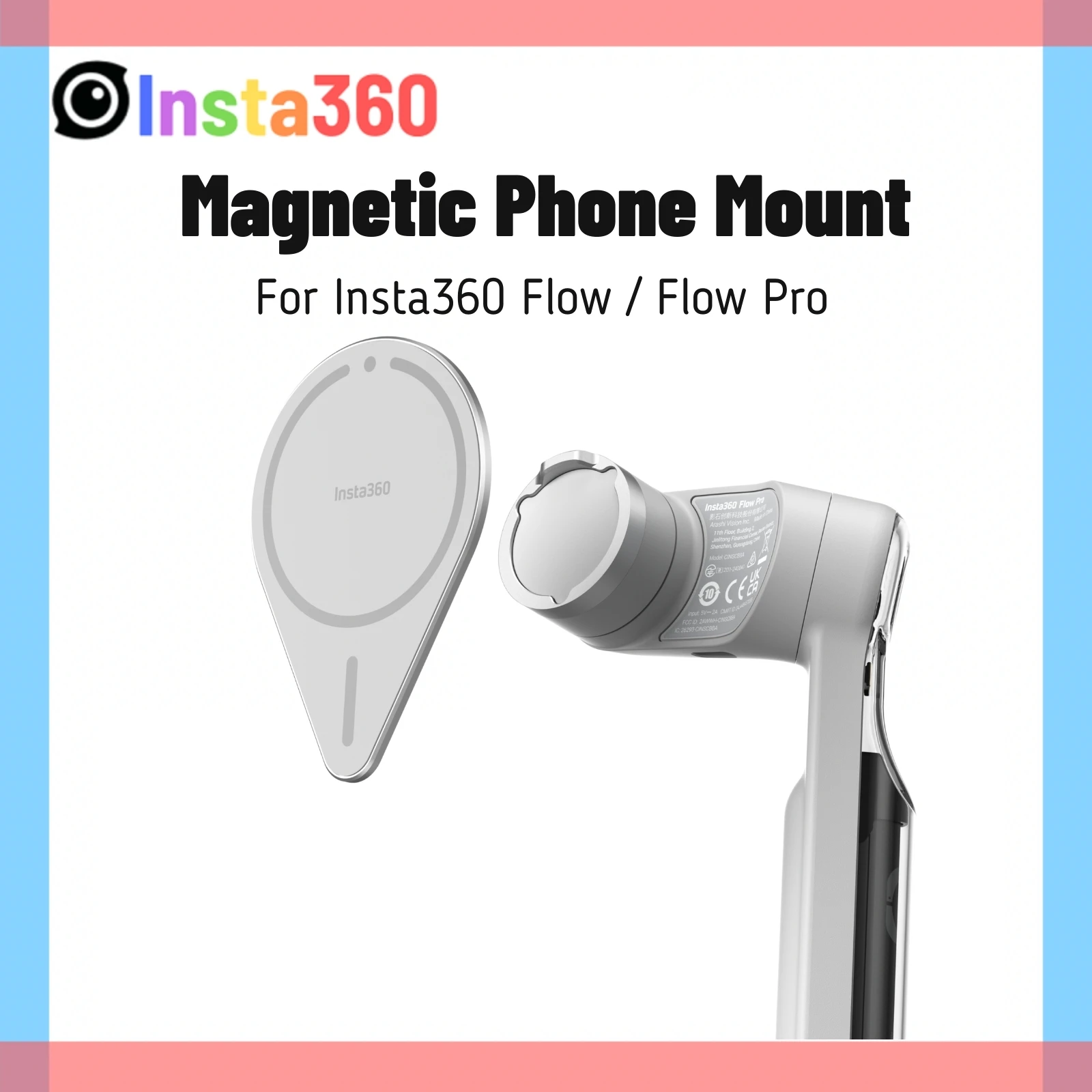 Insta360 Flow Pro マグネットマウント ケース付き insta360