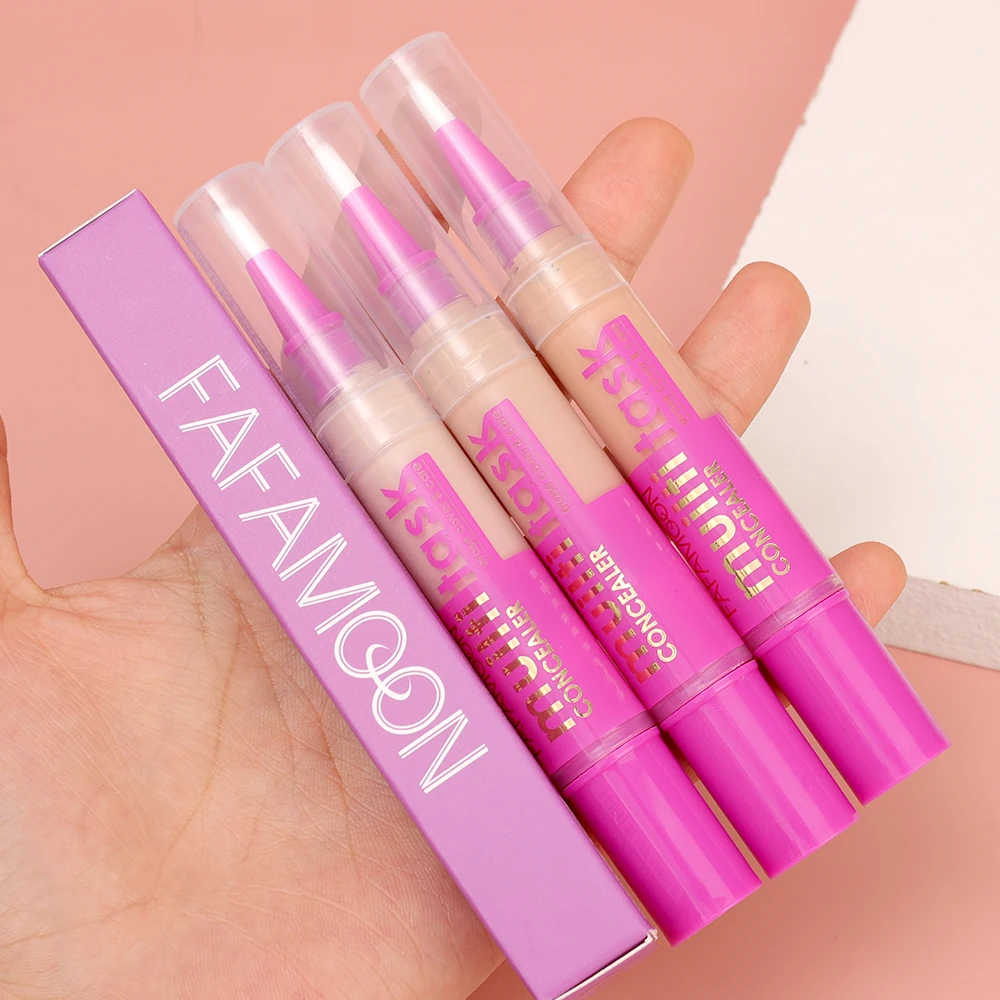 3 Colors Waterproof Liquid Concealer Pen Makeup Lasting Moisturizing Modify Cover Acne Dark Circles Foundation Cream Cosmetics liquid concealer makeup concealer waterproof concealer face concealer pen