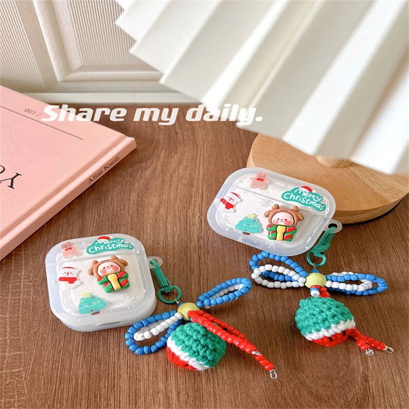 Custodia Natalizia Disney Cartoon Per Airpods 3 1 2 Pro Fundas Accessori Per Auricolari Per Airpodspro 1 2 3 Air Pod Pro Borse Per Cuffie